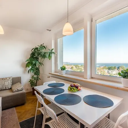 アパート Sea View Apartment- View In ソポト